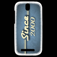 Coque HTC One SV Since 2000 Bleu