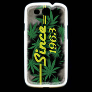 Coque Samsung Galaxy S3 Since cannabis 1963