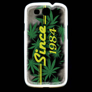 Coque Samsung Galaxy S3 Since cannabis 1984