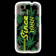 Coque Samsung Galaxy S3 Since cannabis 1988