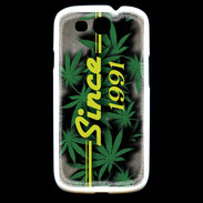 Coque Samsung Galaxy S3 Since cannabis 1991