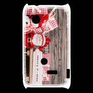 Coque Sony Xperia Typo Décoration de Noël