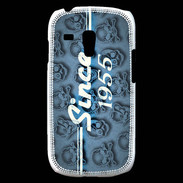 Coque Samsung Galaxy S3 Mini Since crane bleu 1955