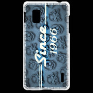 Coque LG Optimus G Since crane bleu 1966