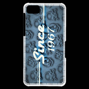 Coque Blackberry Z10 Since crane bleu 1967