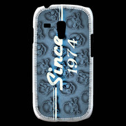 Coque Samsung Galaxy S3 Mini Since crane bleu 1974