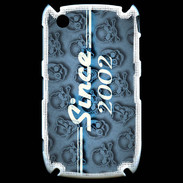 Coque Blackberry 8520 Since crane bleu 2002