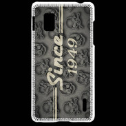 Coque LG Optimus G Since crane gris 1949