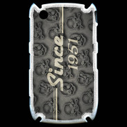 Coque Blackberry 8520 Since crane gris 1951
