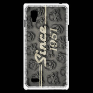 Coque LG Optimus L9 Since crane gris 1951