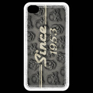 Coque iPhone 4 / iPhone 4S Since crane gris 1953