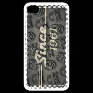 Coque iPhone 4 / iPhone 4S Since crane gris 1961
