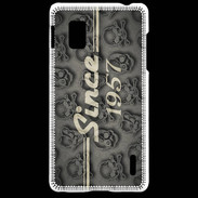 Coque LG Optimus G Since crane gris 1957