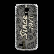 Coque Samsung Galaxy S4mini Since crane gris 1971