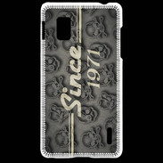 Coque LG Optimus G Since crane gris 1971