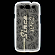 Coque Samsung Galaxy S3 Since crane gris 1972