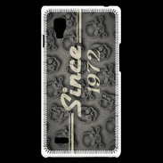 Coque LG Optimus L9 Since crane gris 1972