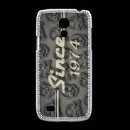 Coque Samsung Galaxy S4mini Since crane gris 1974