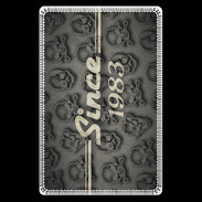 Etui carte bancaire Since crane gris 1983