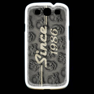 Coque Samsung Galaxy S3 Since crane gris 1986