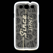 Coque Samsung Galaxy S3 Since crane gris 1987