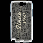 Coque Samsung Galaxy Note 2 Since crane gris 1981