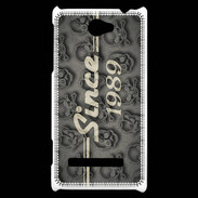 Coque HTC Windows Phone 8S Since crane gris 1989