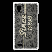 Coque LG Optimus L9 Since crane gris 1996