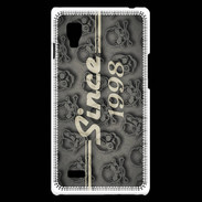 Coque LG Optimus L9 Since crane gris 1998