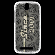Coque HTC One SV Since crane gri 2001