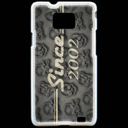 Coque Samsung Galaxy S2 Since crane gris 2002