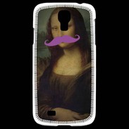 Coque Samsung Galaxy S4 Moustache Mona Lisa