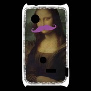 Coque Sony Xperia Typo Moustache Mona Lisa