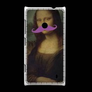 Coque Nokia Lumia 520 Moustache Mona Lisa