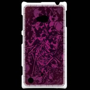 Coque Nokia Lumia 720 Skull and bones Rose