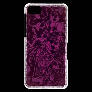 Coque Blackberry Z10 Skull and bones Rose