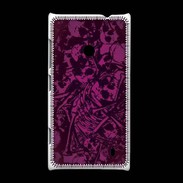 Coque Nokia Lumia 520 Skull and bones Rose