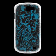 Coque Samsung Galaxy Express Skull and bones Bleu