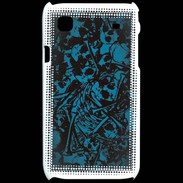 Coque Samsung Galaxy S Skull and bones Bleu
