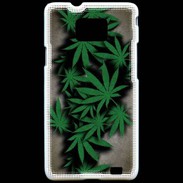 Coque Samsung Galaxy S2 Feuilles de cannabis 50