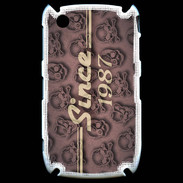 Coque Blackberry 8520 Since crane rose 1987