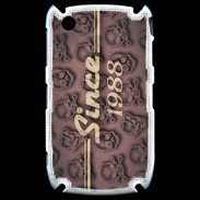 Coque Blackberry 8520 Since crane rose 1988