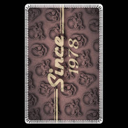 Etui carte bancaire Since crane rose 1978