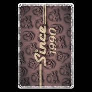 Etui carte bancaire Since crane rose 1990