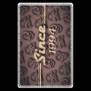 Etui carte bancaire Since crane rose 1994