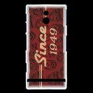 Coque Sony Xperia P Since crane rouge 1949