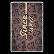 Etui carte bancaire Since crane rose 2002