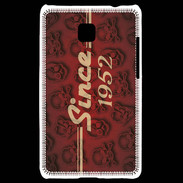 Coque LG Optimus L3 II Since crane rouge 1952