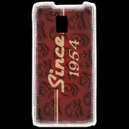 Coque LG P990 Since crane rouge 1954