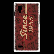Coque LG Optimus L9 Since crane rouge 1955